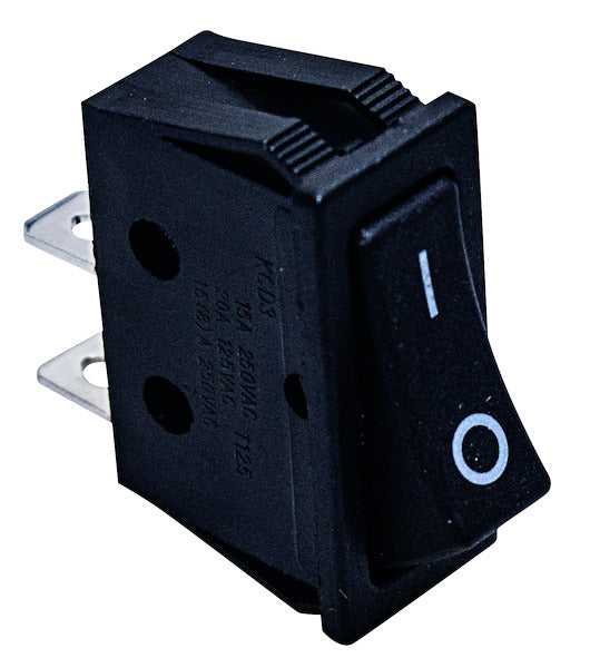 Interruttore 0-1 Tasto Nero 15A 250V~ T-max 85°C Interruttore 0-1 Tasto Nero 15A 250V~ T-max 85°C